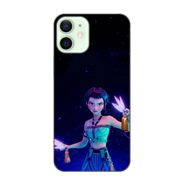 Husa compatibila cu Apple iPhone 12 Mini Silicon Gel Tpu Model KPop Demon Hunters Zoey