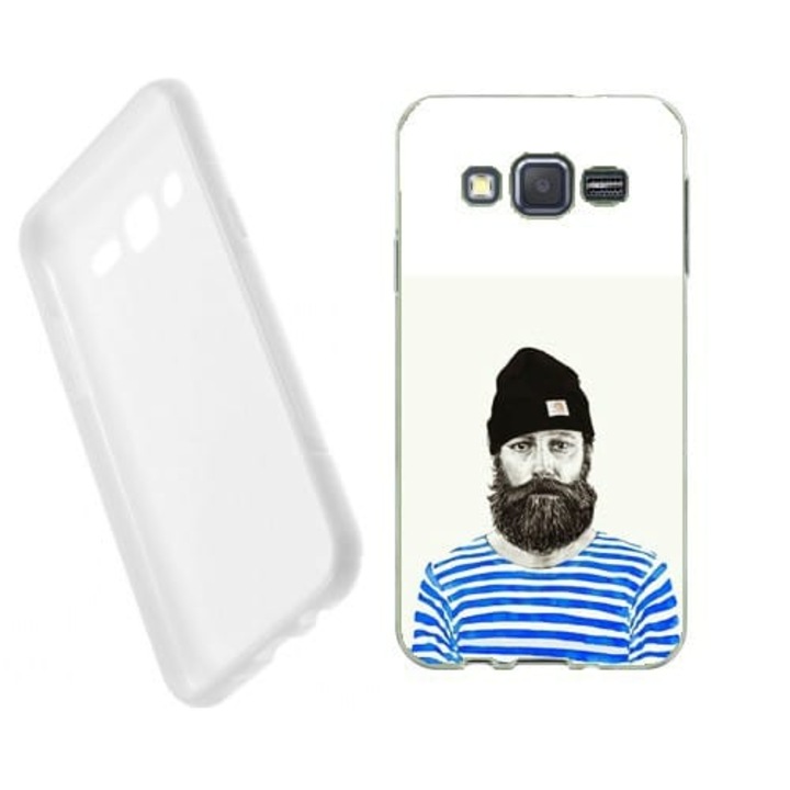 Husa Samsung Galaxy J5 J500 Silicon Gel Tpu Model Abstract Man V3
