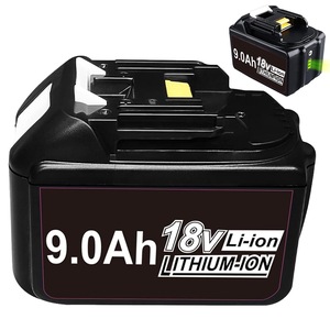 Batterie ,2Pack Energup 18V 5,5Ah Batterie De Rechange Pour Makita 18V Batterie Bl1850 Bl1860 Bl1840 Bl1830 Bl1820 Bl1815 Avec Indicateur Led 5500mah2chargeur 81229404