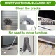 Set de curatare 6 bucati pentru praf cu stalp de prelungire, Bedee®, flexibil, se extinde pana la 252 cm, 1 tija telescopica, 1 perie chenille, 1 laveta din microfibra, 1 perie divizata, 1 perie pentru panza de paianjen si 1 mini laveta de praf