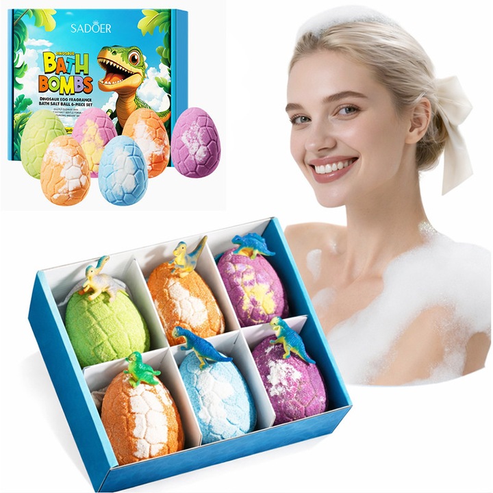 Set 6 bombe de baie efervescente, OSPE, arome diverse, 600g