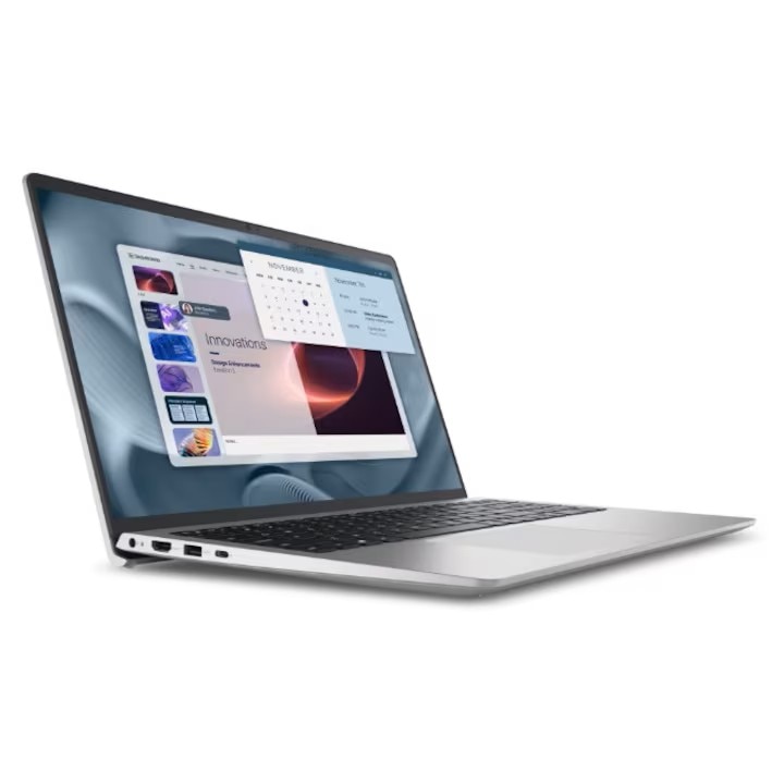 Laptop Dell Pro Essential PV15250, Intel Core i7-1355U pana la 5.0 GHz, 15.6" Full HD 120Hz, 64GB DDR5, 1TB SSD, Intel UHD Graphics, Windows 11 Pro, silver