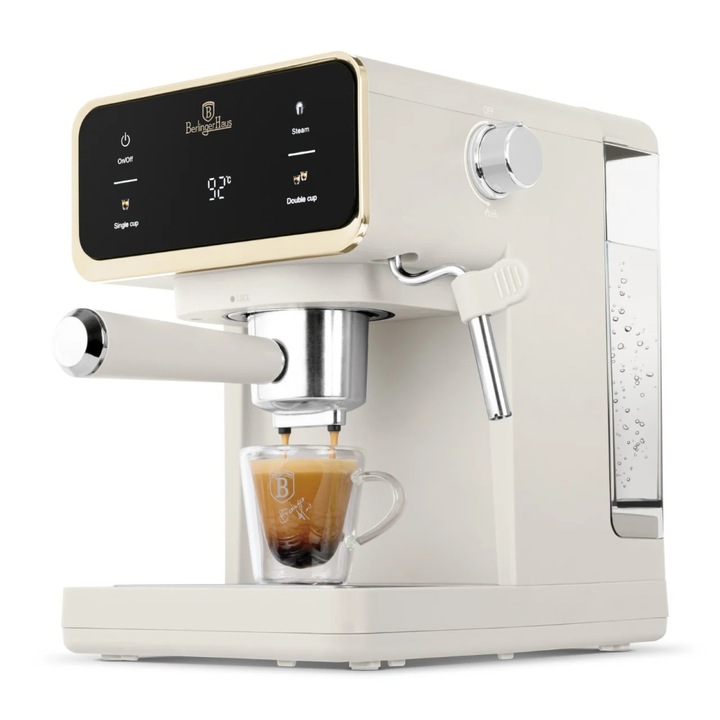Espressor digital 3 in 1 Sahara Berlinger Haus BH/9847, crem mat