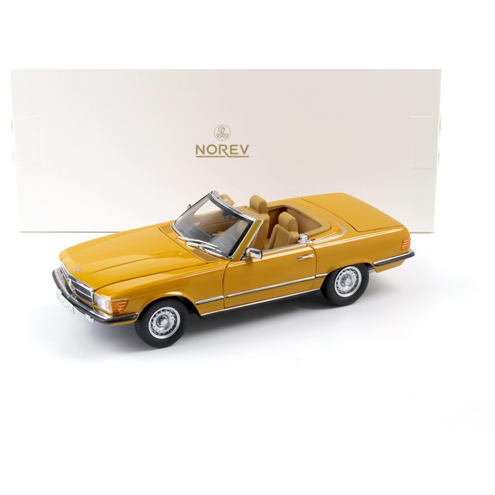 Macheta Mercedes-Benz 450 SL 1975 cayenne orange - 1/18 Norev