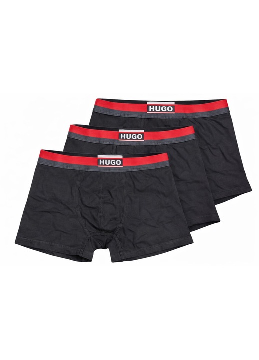 Set boxeri barbati, 3 perechi, Negru, Negru