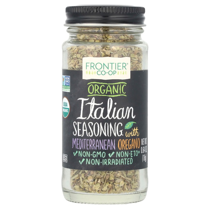 Condiment organic, Frontier Co-op, oregano mediteranean, 18g