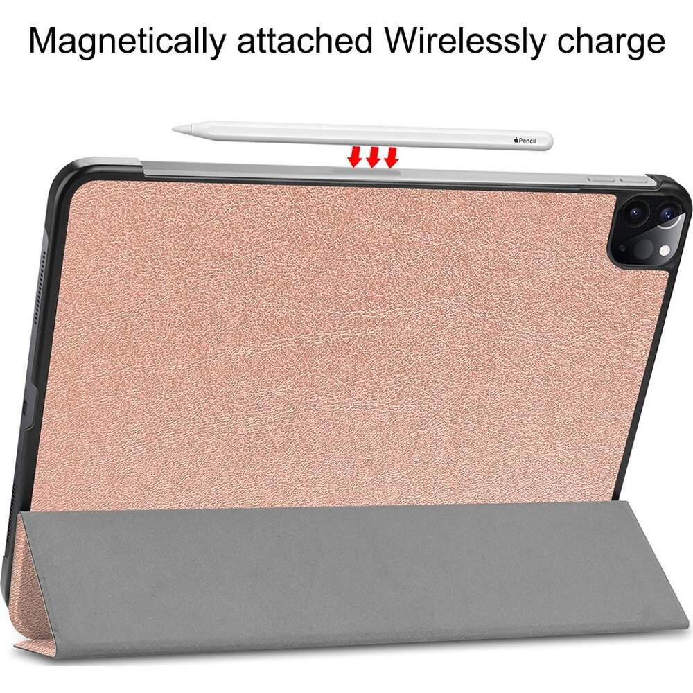 Husa pentru tableta Apple iPad Air 13" (2025/2024 -M3/M2), 13", Sigloo, interior de piele sintetica, Rose Gold