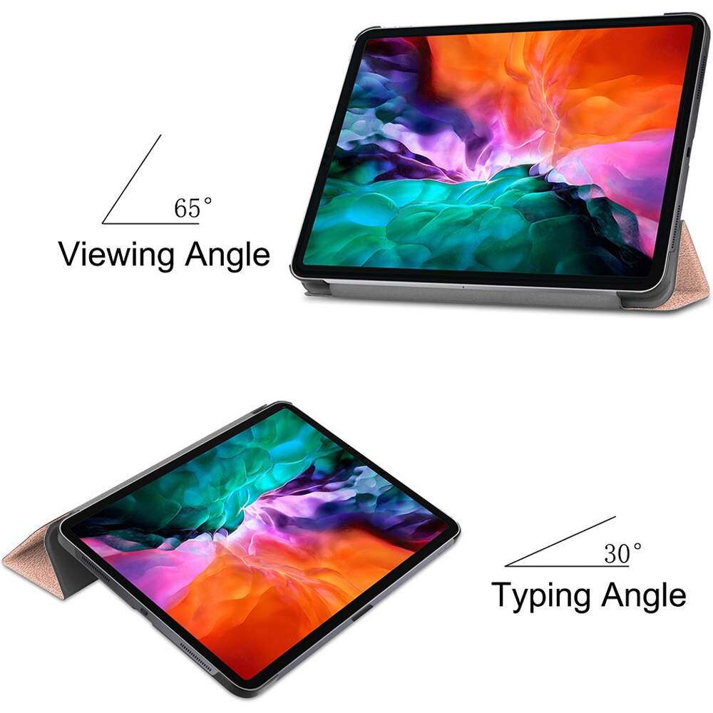 Husa pentru tableta Apple iPad Air 13" (2025/2024 -M3/M2), 13", Sigloo, interior de piele sintetica, Rose Gold