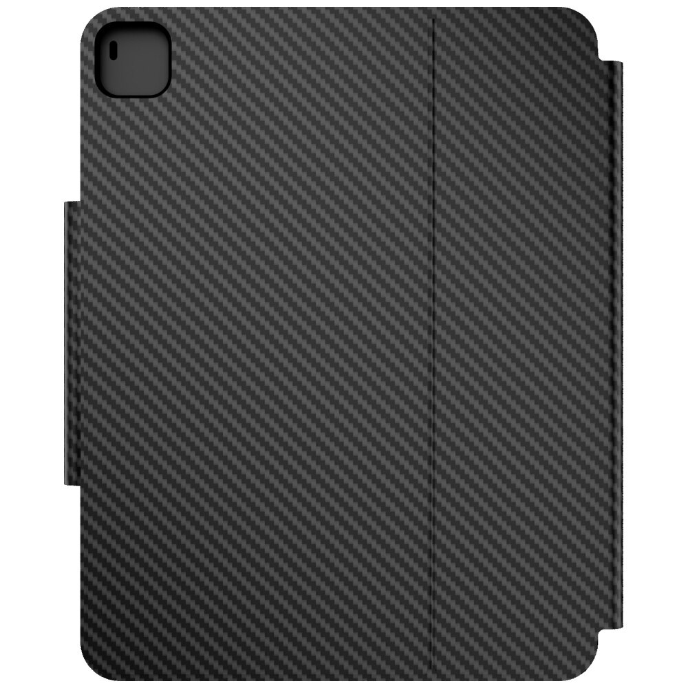 Husa cu tastatura Typecase Edge Plus compatibila cu iPad Air 13 inch 2024 / 2025, Negru