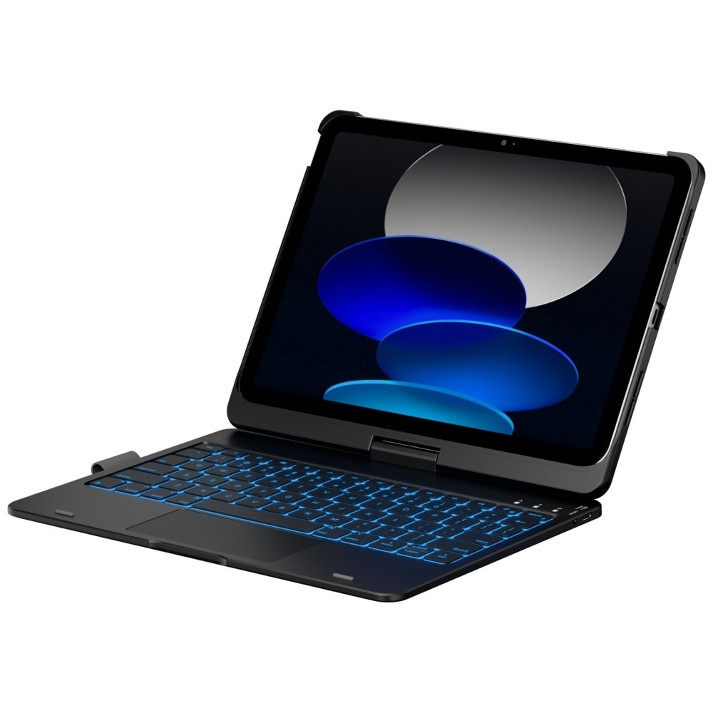 Husa cu tastatura Typecase Flexbook Touch compatibila cu iPad 10.9 inch 2022 / iPad 11 inch 2025, Negru