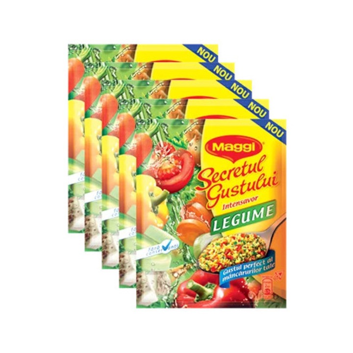 Maggi Secretul Gustului Legume, 5 x 75 g