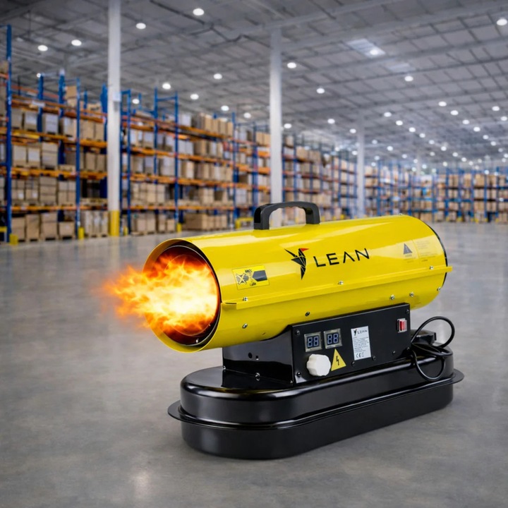 Incalzitor industrial LEAN, 20 kW, LCD, termostat, petrol, 12L