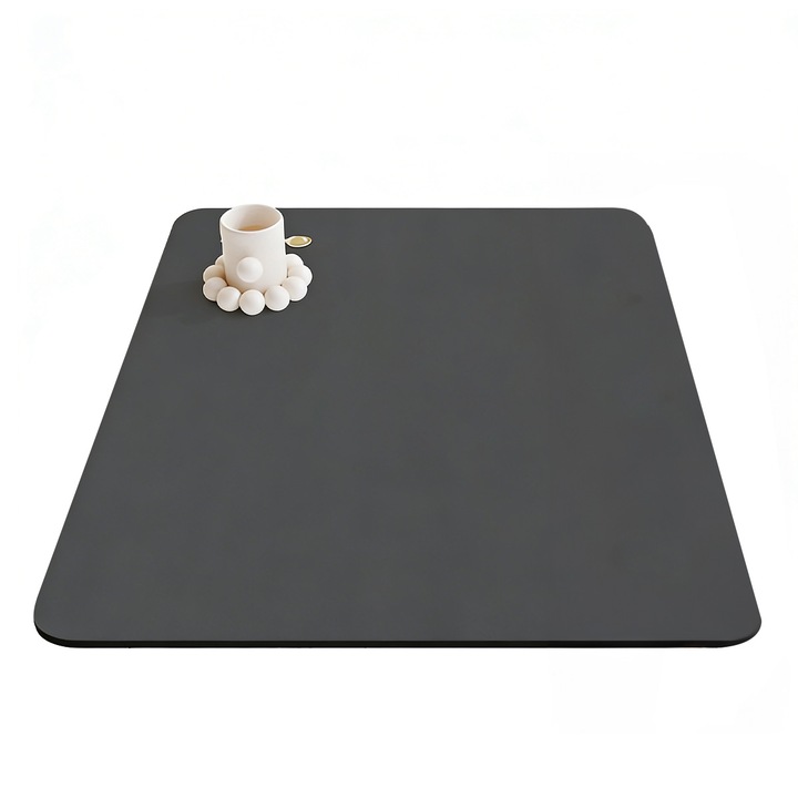 Covoraș absorbant antiderapant FooFoony, 40x50cm, gri, pentru bucătărie