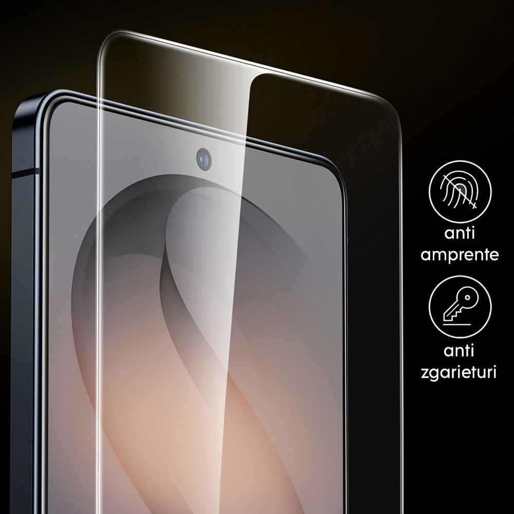 Folie sticla pentru Samsung Galaxy S26 Ultra ESR Corning Gorilla Glass UltraFit™ cu aplicator automat, Potrivire automata, Transparenta