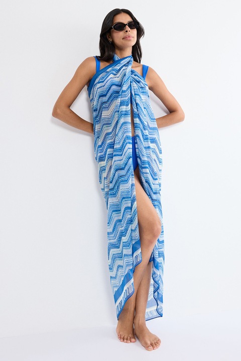 Triumph, MyWear pareo kendő, Világoskék, 38