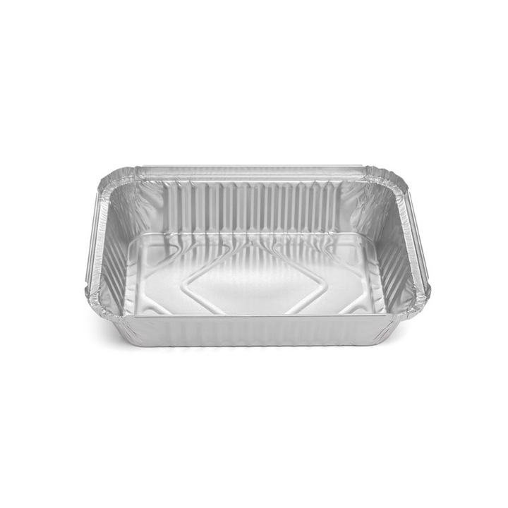 Caserola forma copt aluminiu 107L, 930cc, 202X138X40 mm, 100 buc/set