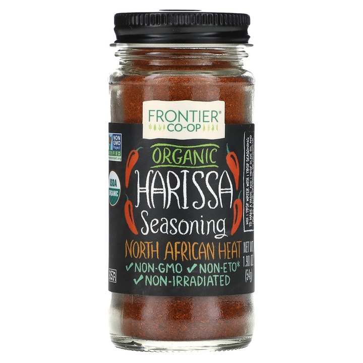 Condiment, Frontier Co-op, Harissa organica, 54 g, fara ETO
