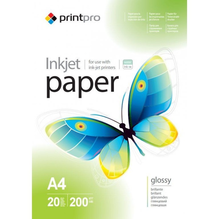Fotopapir ColorWay PGE200020A4 200g A4 20db, fin, 20x29.7cm
