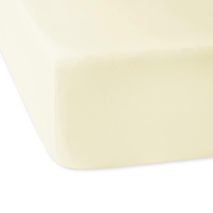 Cearsaf cu fermoar satinat 180x200 crem 155 Darymex