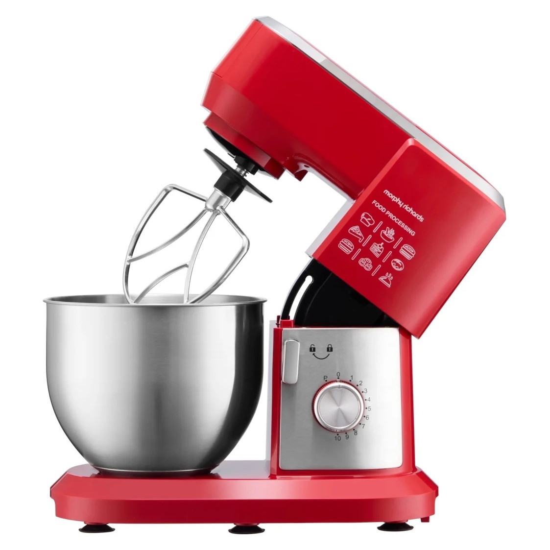 Robot de bucatarie Morphy Richards KM6003-GS, rosu - eMAG.ro