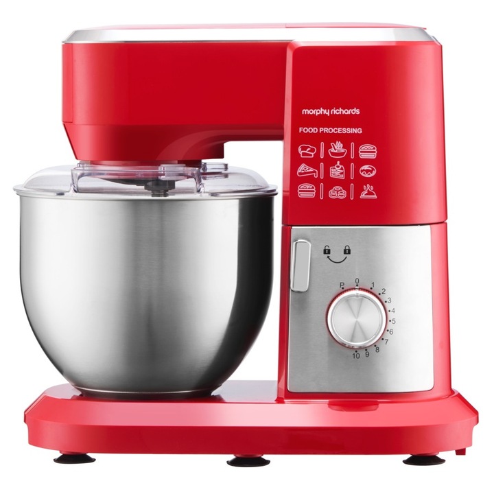 Robot de bucatarie Morphy Richards KM6003-GS, rosu