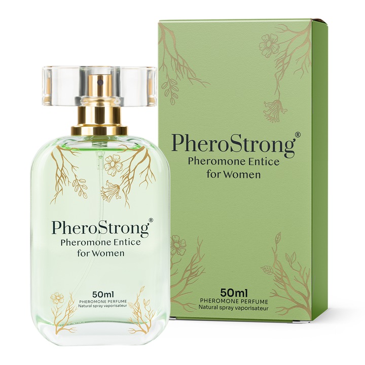 PheroStrong Entice női parfüm feromonokkal, fehér lótusz, 50ml