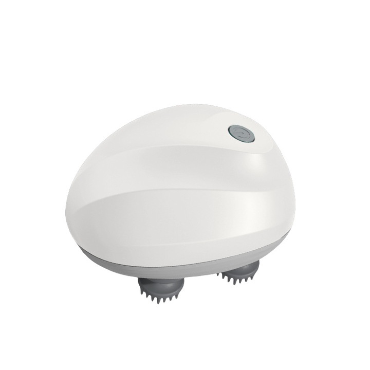 Масажор за глава, дизайн октопод, презареждаем, розов