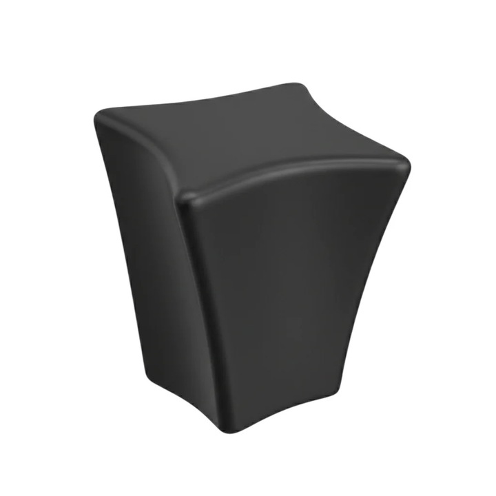 Buton pentru mobila Starr, finisaj negru cobalt, L:15 mm