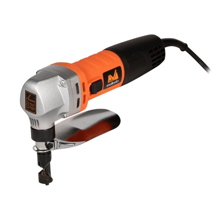 Foarfeca electrică pentru tablă Evotools EN 600, 600 W, tăiere precisă, 0-180 grade, metal