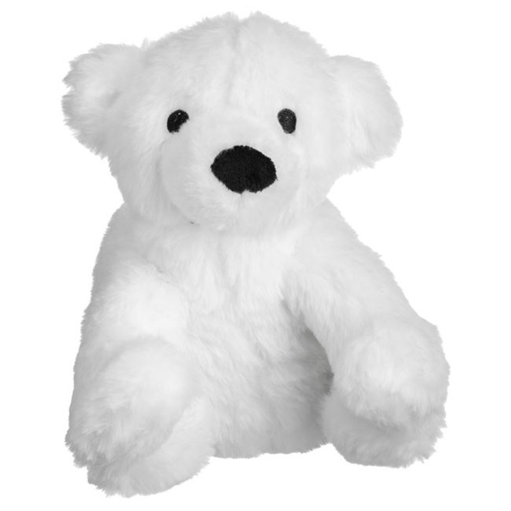 Perna termică copii, Shopiens, model ursuleț de plus, 11x15x18cm, alb