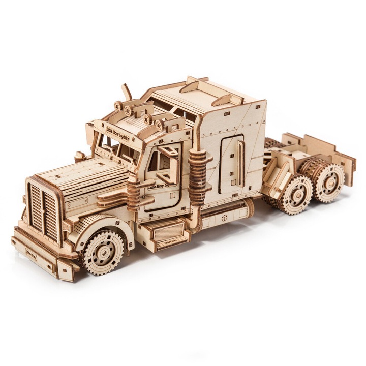 Puzzle 3D, din lemn, Camion, 325 piese