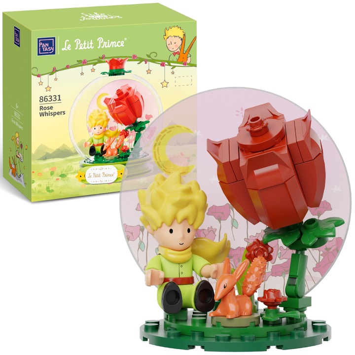 Blocuri de constructie Pantasy Micul Print Rose Whispers Le Petit Prince 80 de piese
