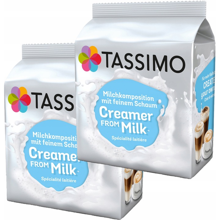Капсули TASSIMO МЛЯКО, Jacobs, 2 x 16 капсули, 344гр, млечна сметана