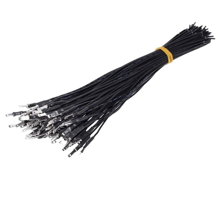 Papuci electrici tata 2, 8mm, set 100 buc, alama, 20cm