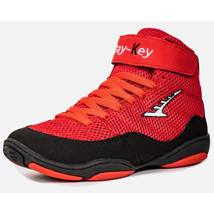 Ghete de luptă Day-Key, roșu/negru, de lupt, Rosu/Negru