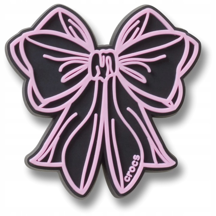 Accesoriu pentru incaltaminte, Crocs, Jibbitz Lights Up Pink Bow, Multicolor, 1 bucata