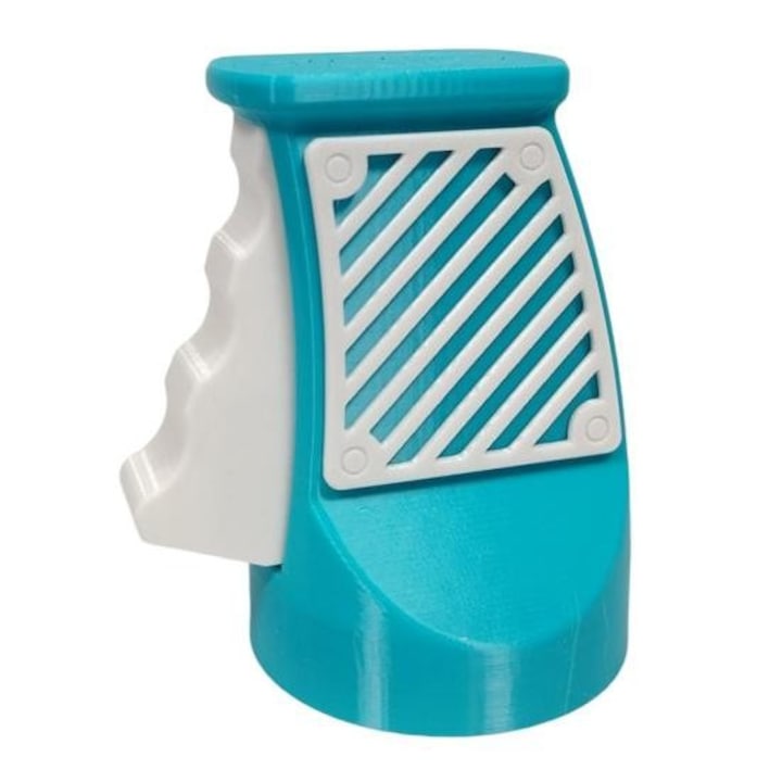 Отварачка за консерви, Flippy, от ABS, 10.7 x 8 см, Ръчна, Светлосин/Бял