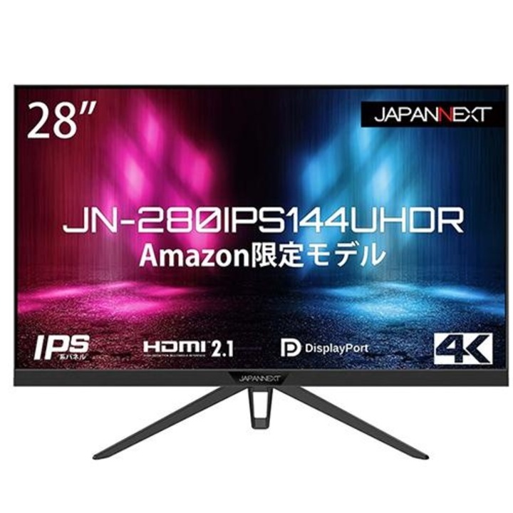 Monitor LCD Japannext 28", 4K UHD, 144Hz, 1ms, negru