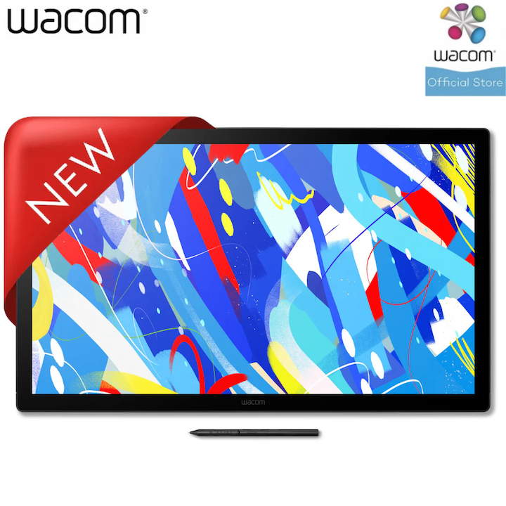 Графичен таблет Wacom Cintiq 24 Touch, 24", черен, писалка с 8192 нива на натиск, мултитъч