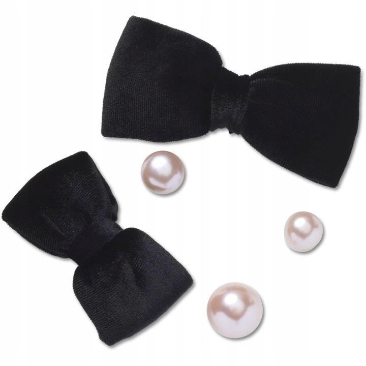 Accesoriu pentru incaltaminte, Crocs, Jibbitz Pink Pearl and Bow, Multicolor, 5 bucata