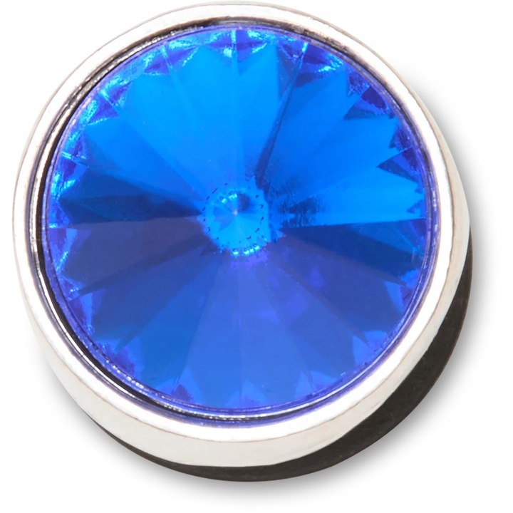 Accesoriu pentru incaltaminte, Crocs, Jibbitz Silver Blue Stud, Multicolor, 1 bucata