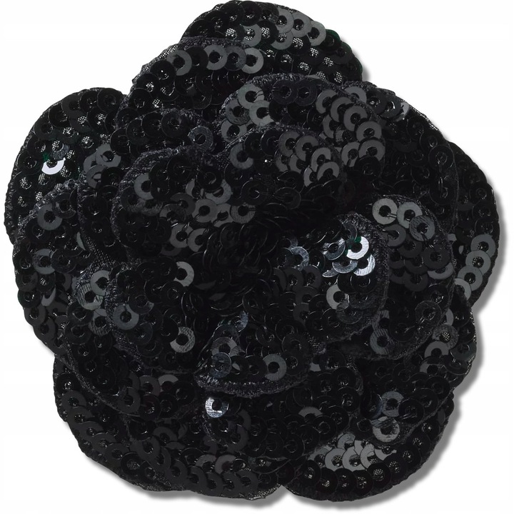 Аксесоар за обувки, Crocs, Jibbitz Black Sequin Flower, Многоцветен, 1 брой