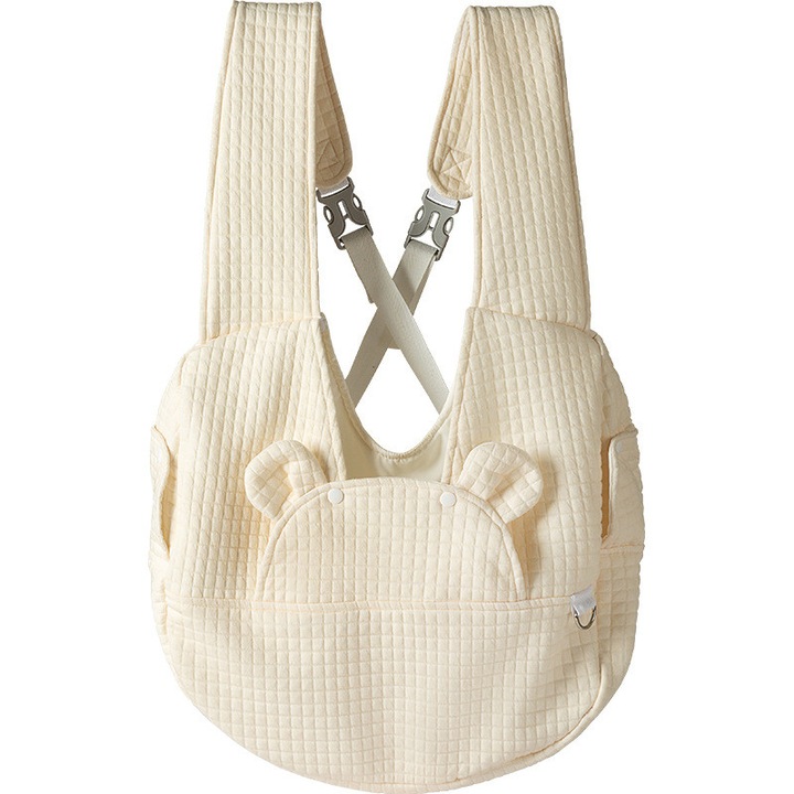 Rucsac pentru Caini, Alb, Reglabil, pentru Camping si Drumetii