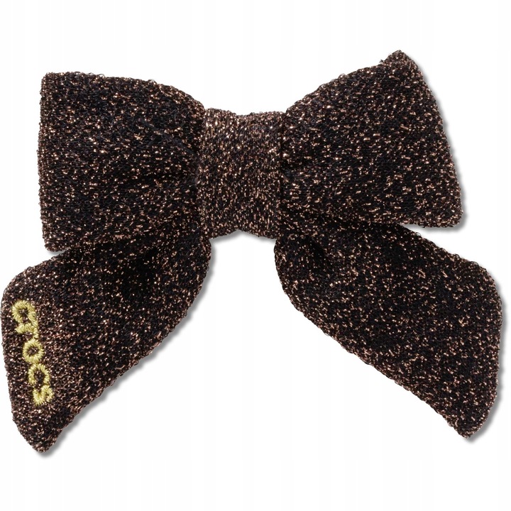 Аксесоар за обувки, Crocs, Jibbitz Brown Glitter Bow, Многоцветен, 1 брой