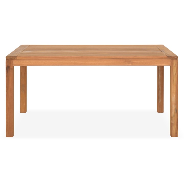 Masa dining gradina/terasa, Maison Mex FRAME, L.140 l.80 H.68 cm, natur