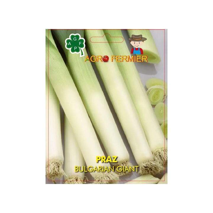 PACHET 5*Seminte de praz Bulgarian giant, 1 g, AgroFermier