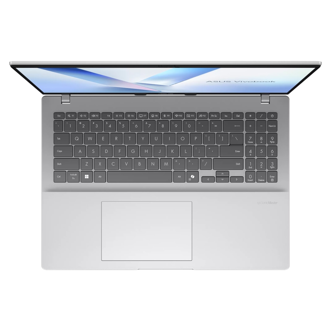Laptop ASUS Vivobook 16 WUXGA 16 inch AMD Ryzen AI 5 330 16GB 512GB SSD Windows 11 Home Cool Silver