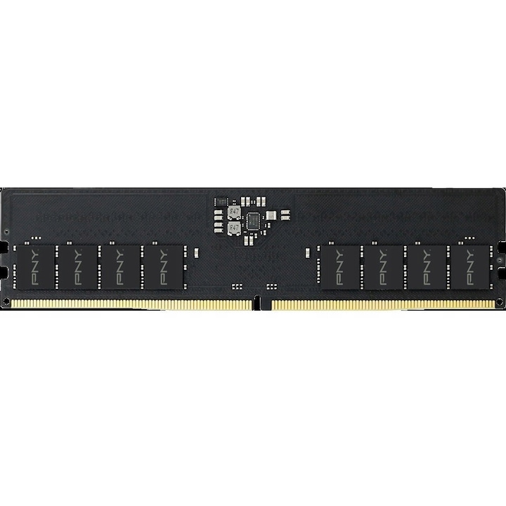 Memorie RAM PNY DDR5, 16GB, 4800MHz, CL40, negru
