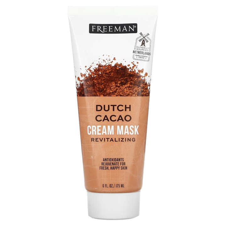Masca revitalizanta pentru fata, Freeman Beauty, cacao olandeza, 175 ml