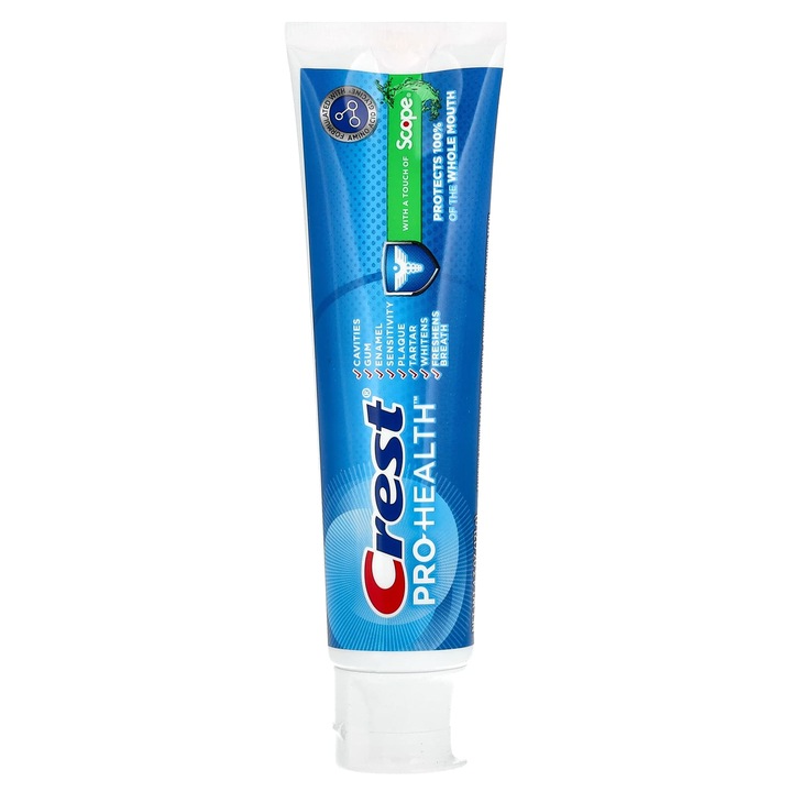 Fogkrém, Crest, fluoridos, 121 g, szuvasodás elleni védelem, fehérítés